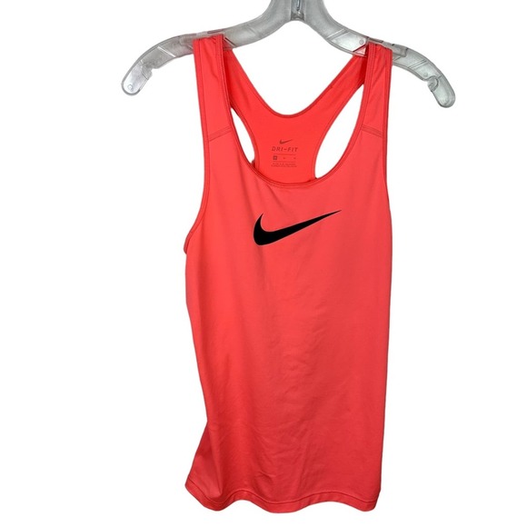 Nike Athletic Tank Top Womens Racerback Stretch Pink Medium - Picture 1 of 7